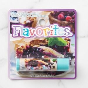 Flavorites Berry Pie Flavored Lip Balm Markwins Beauty Blue Discontinued 0.14oz